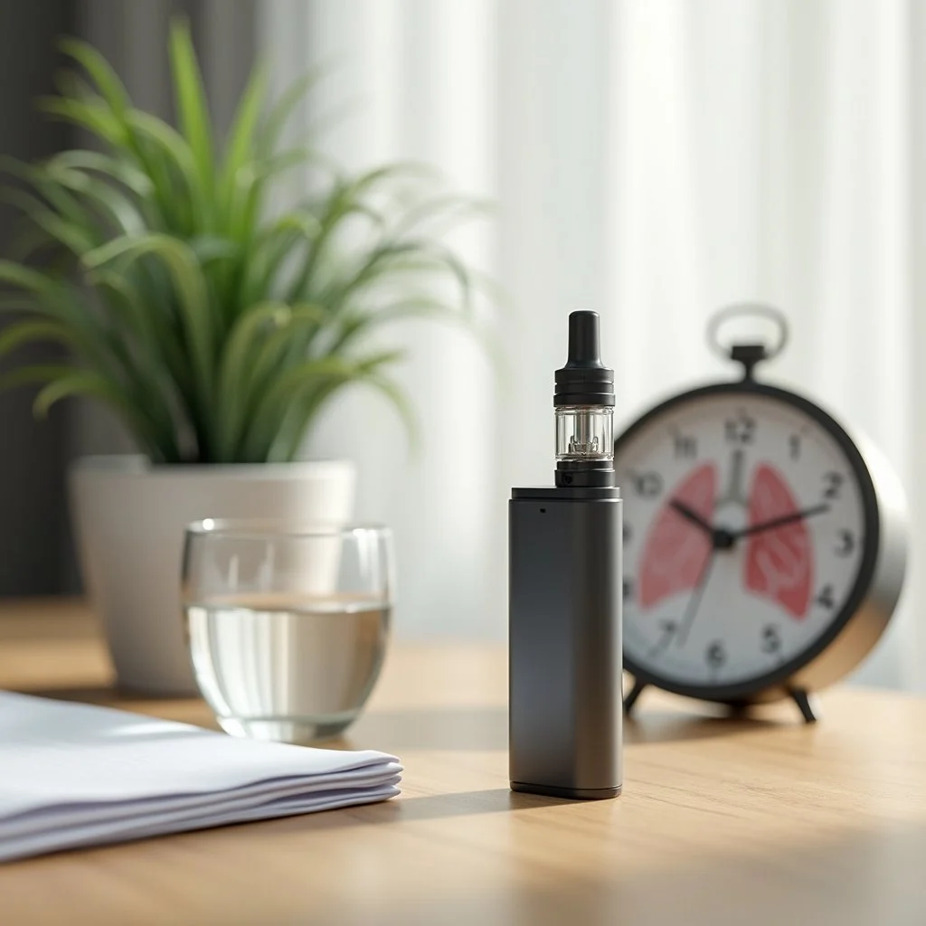 Image representing the recovery process from vaping over time