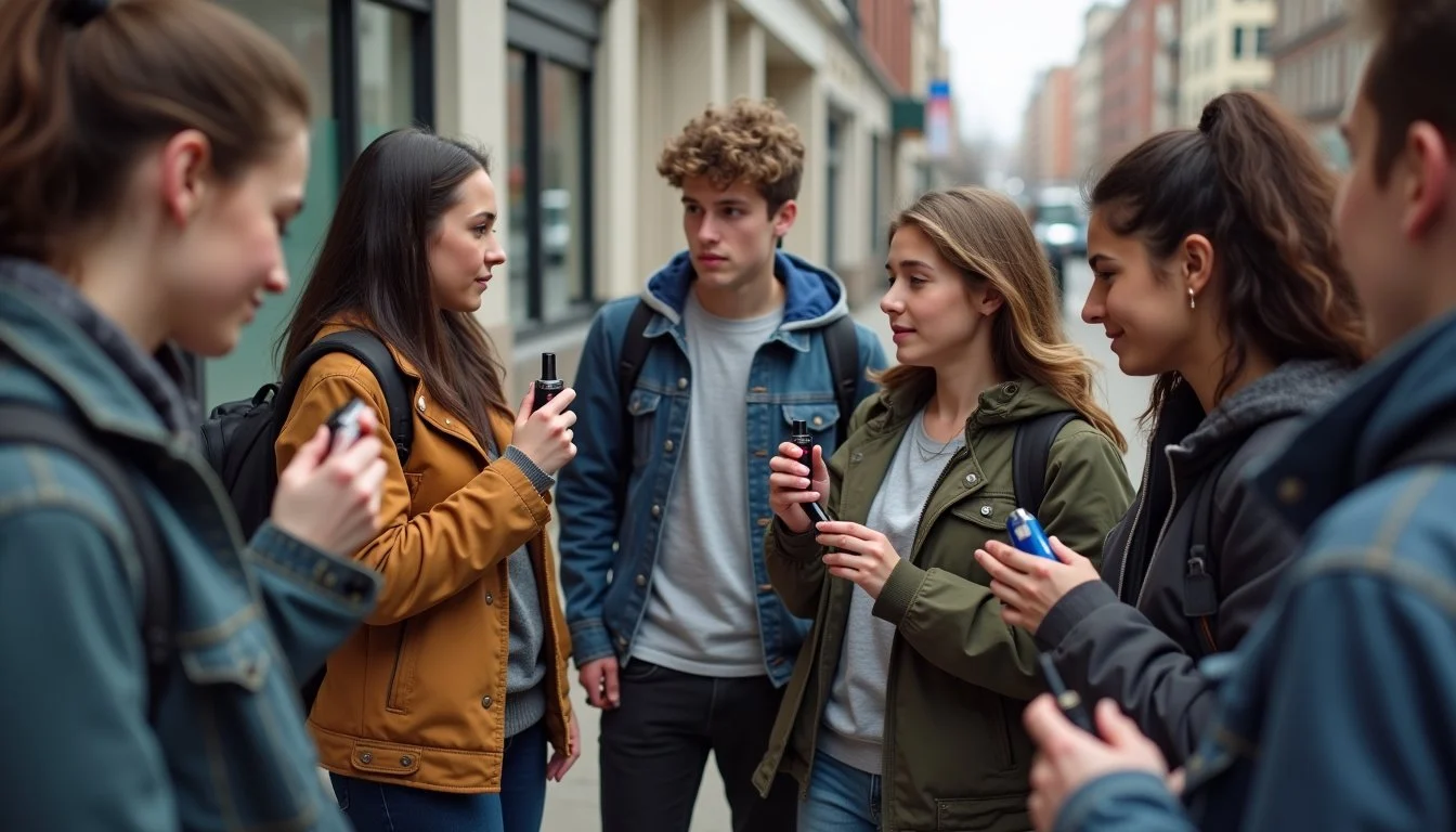 peer pressure fuels vaping dependence
