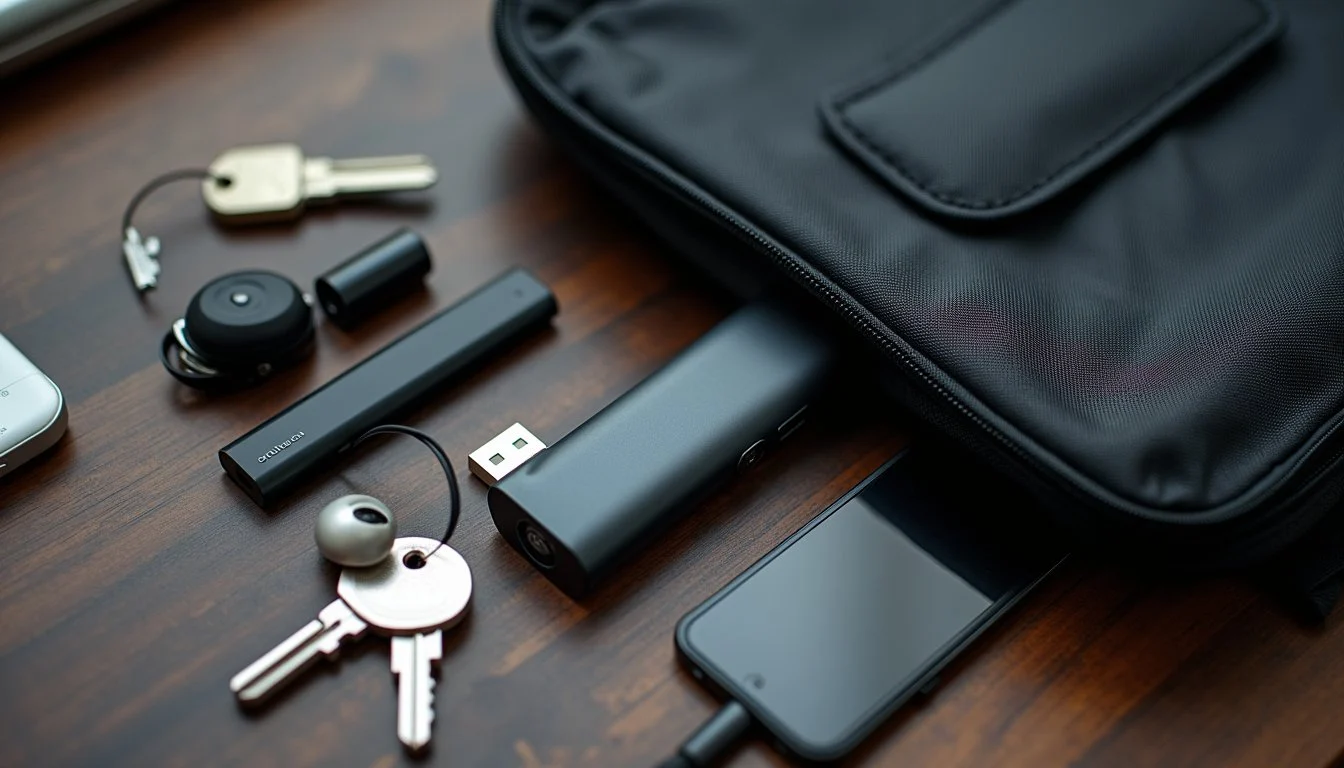 Close-up of multiple devices charging on a table, symbolizing excessive screen use