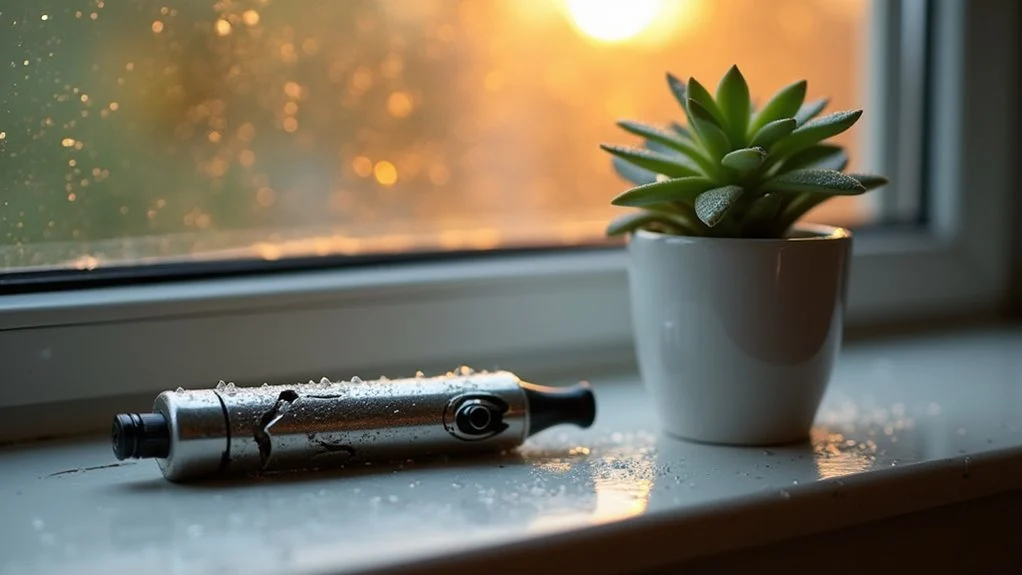 Illustration of steps to stop vaping