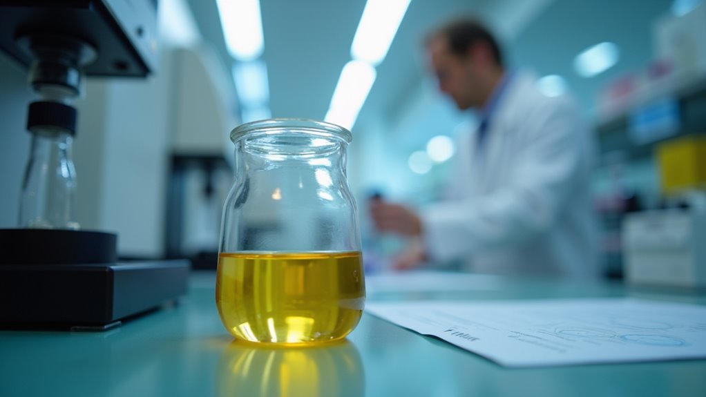 Urine test analysis showing crack cocaine detection window