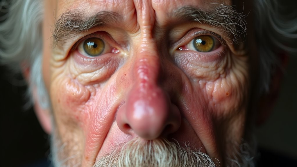 skin discoloration due to jaundice