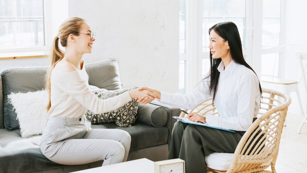 Person receiving individual therapy at outpatient detox in North Carolina