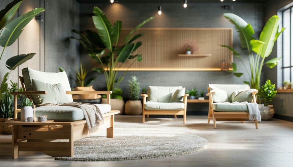 Concept image of an outpatient detox facility with insurance coverage