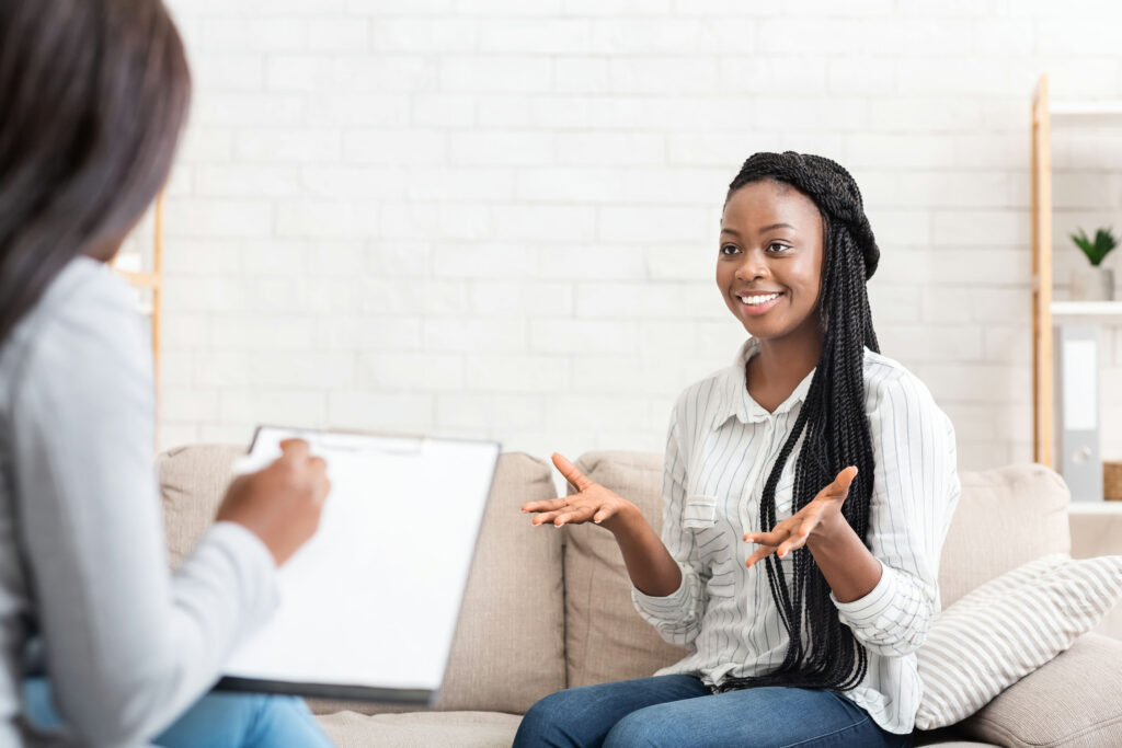 Individual addiction therapy session in North Carolina