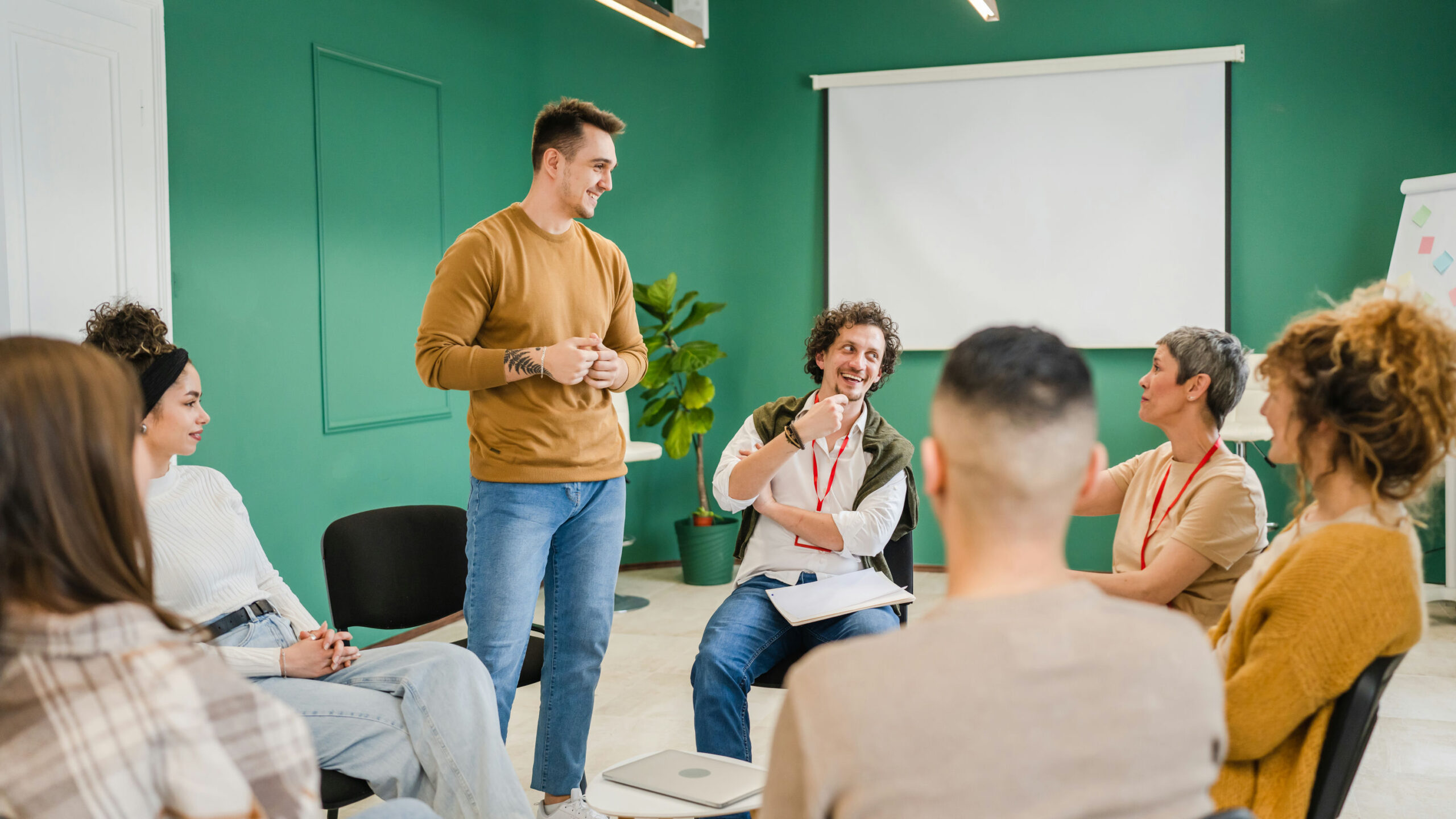 group therapy discussing Xanax addiction and detox timeline