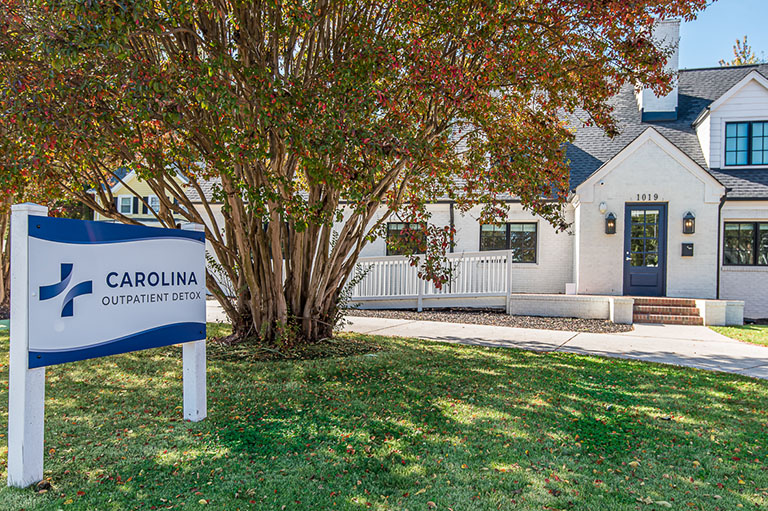 Carolina Outpatient Detox facility exterior, offering detox in North Carolina with a welcoming and professional environment.