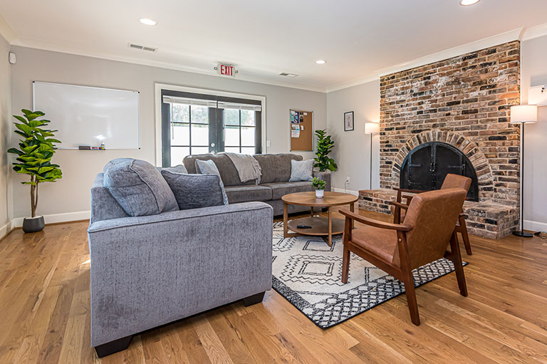 A professional consultation room at Carolina Outpatient Detox, offering support for detox in North Carolina.