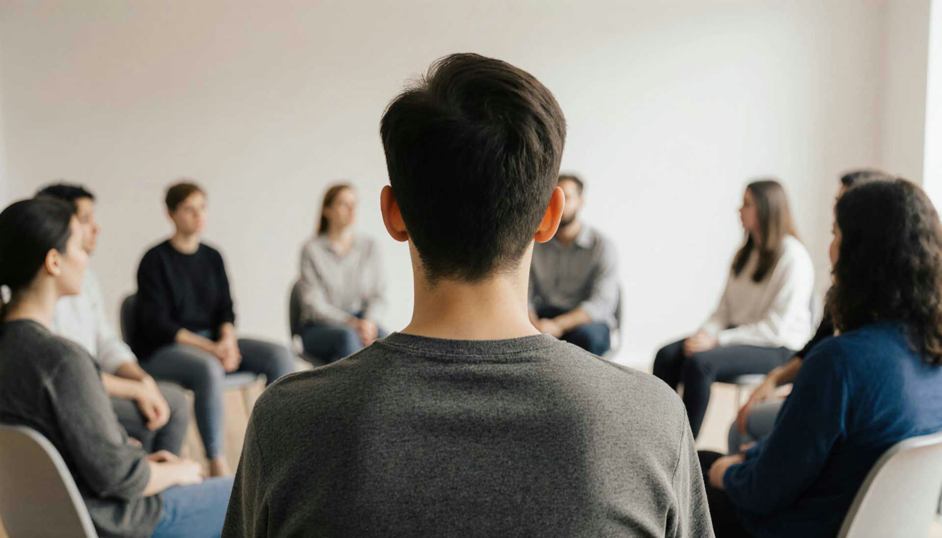 Group therapy session helping individuals understand how long benzos stay in the system