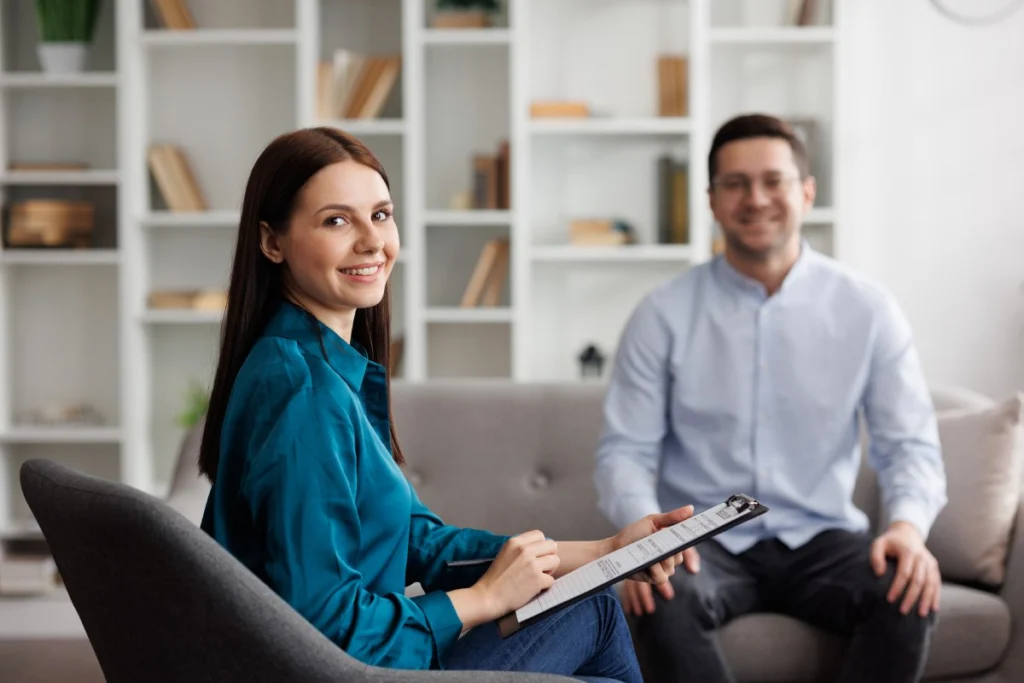Individual patient receiving medically supervised outpatient detox consultation in North Carolina