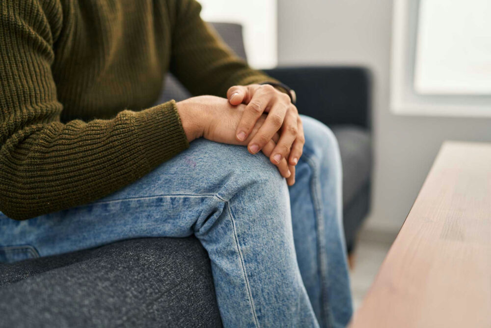 An individual undergoing alcohol detox in North Carolina