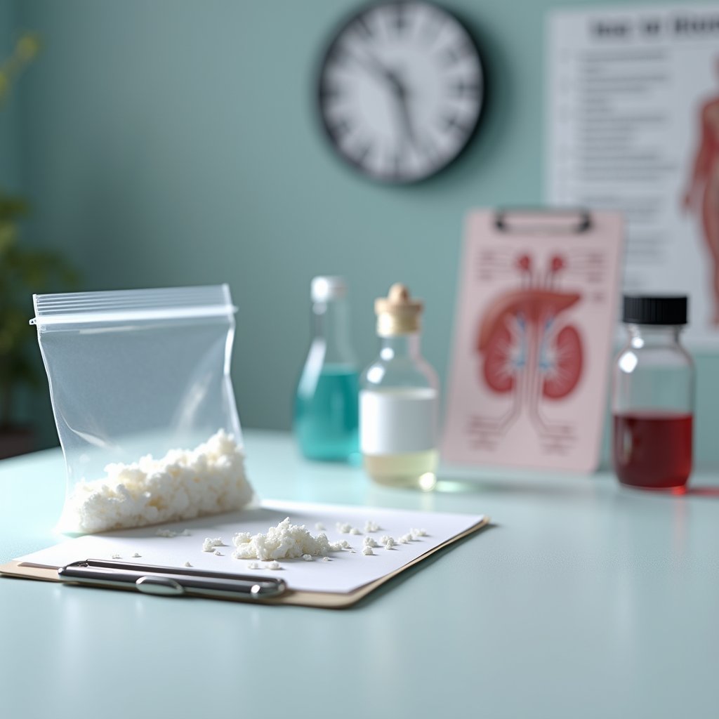 Photo illustrating how long meth stays in urine
