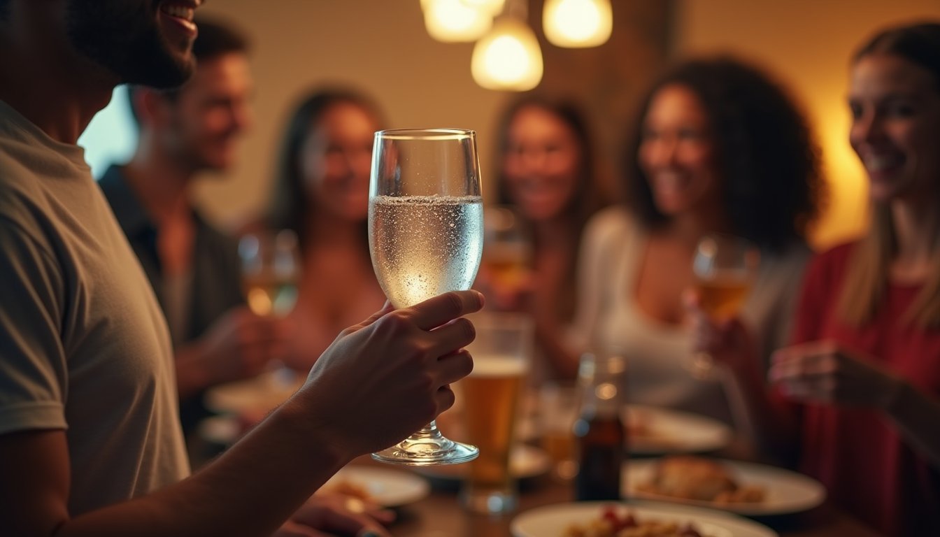 Individual holding a drink, illustrating factors that contribute to alcohol addiction